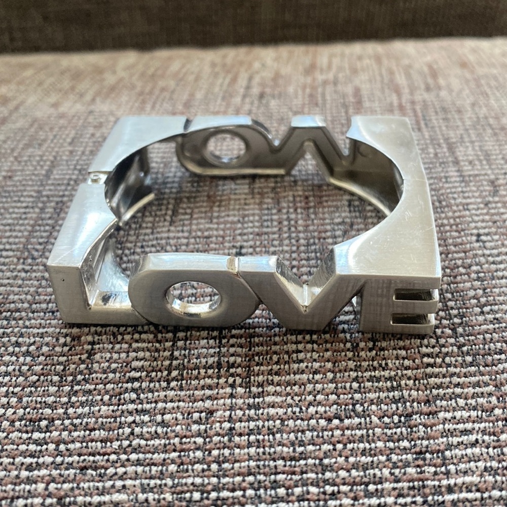 Antique Silver LOVE Bracelet - Brand New!